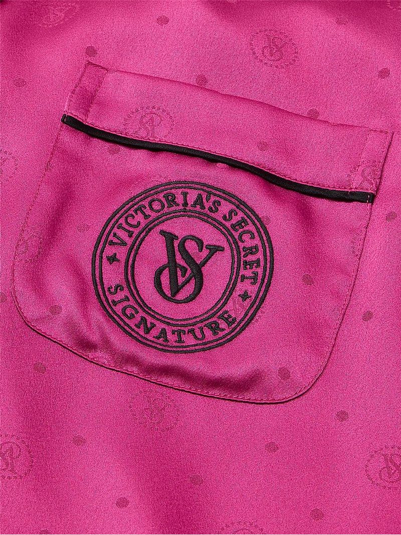Pijama-Pantalon-de-Satin-Luscious-Rose-