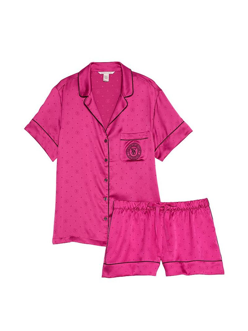 Pijama-Pantalon-de-Satin-Luscious-Rose-